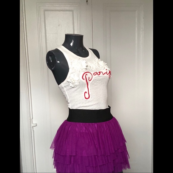 SOLD! Free People "Paris" 3D Embroidered Tank - Picture 6 of 7